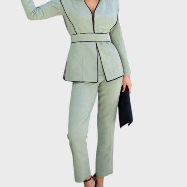 מכנסי פייפינג שחורים של Vered