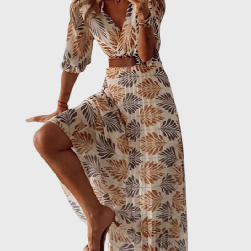 Yaara V-Neck Maxi Dress