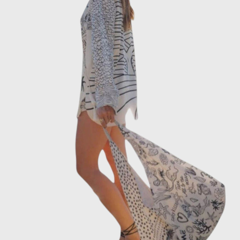 סט הדפס סאטן ורד