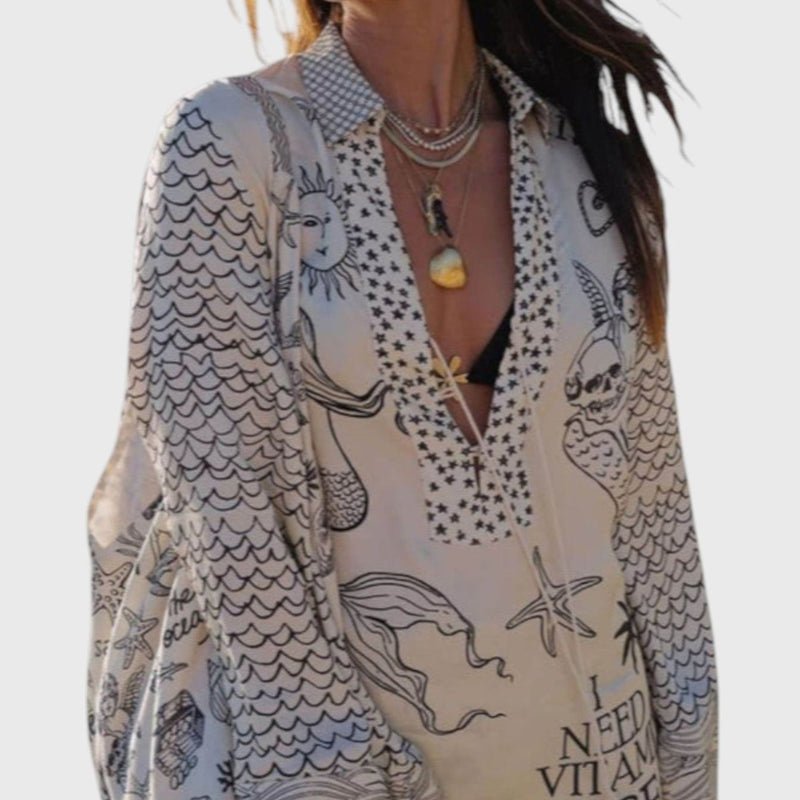 סט הדפס סאטן ורד