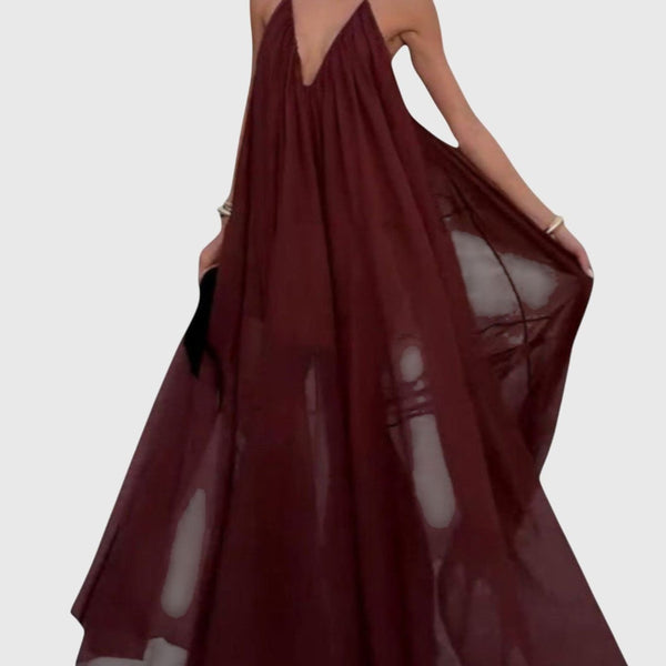 שמלת מקסי שיפון