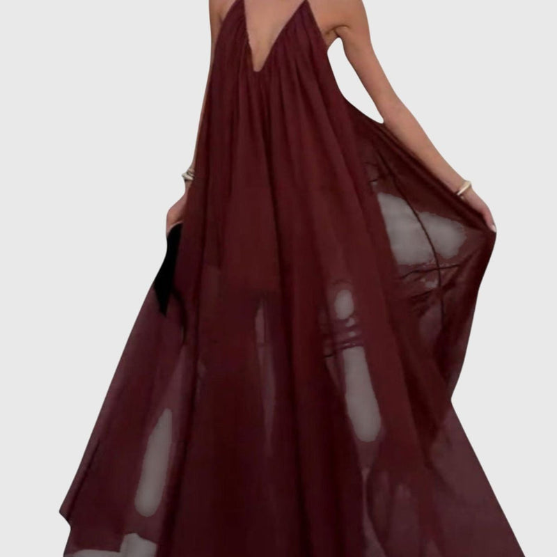 שמלת מקסי שיפון