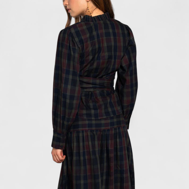 סט חגורת קשירה משובצת של טליה