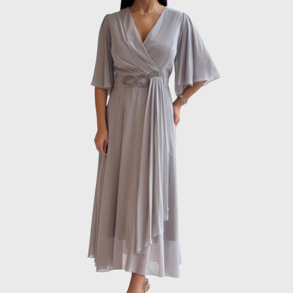 שמלת מקסי שיפון של שירה