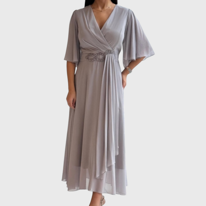 שמלת מקסי שיפון של שירה