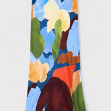 חצאית עם דוגמה גיאומטרית מופשטת