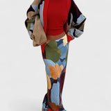 ז'קט סריג גיאומטרי של ירדן