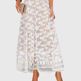 חצאית תחרה של אביב פאלם