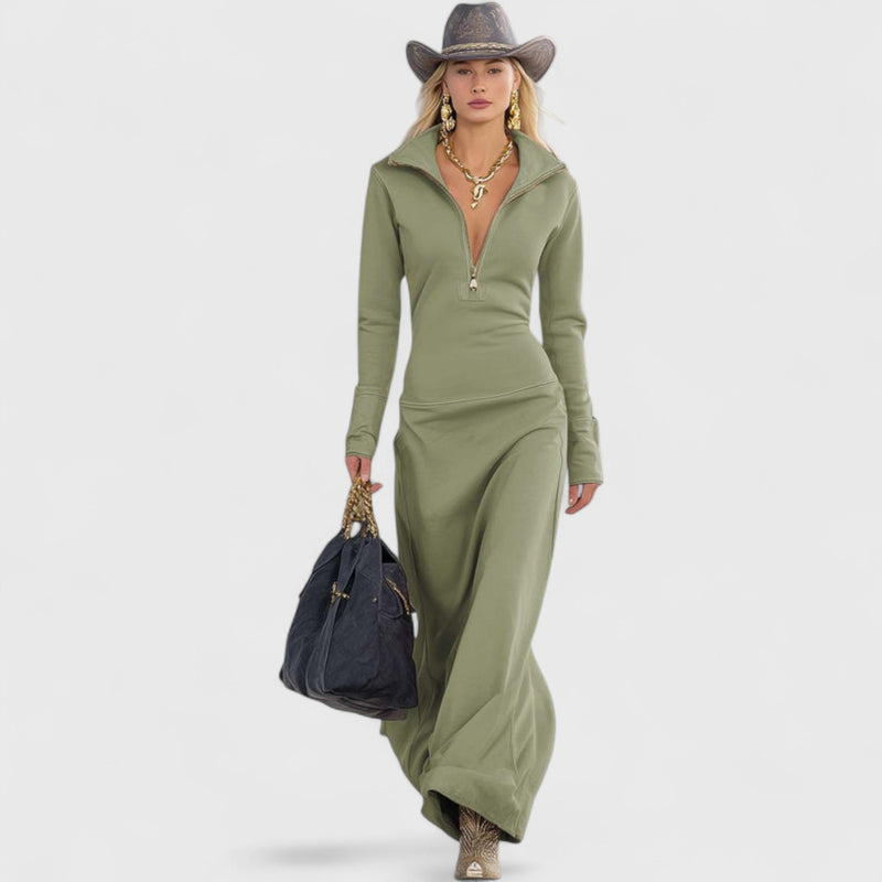 שמלת מקסי ספורטיבית אלגנטית של Eden