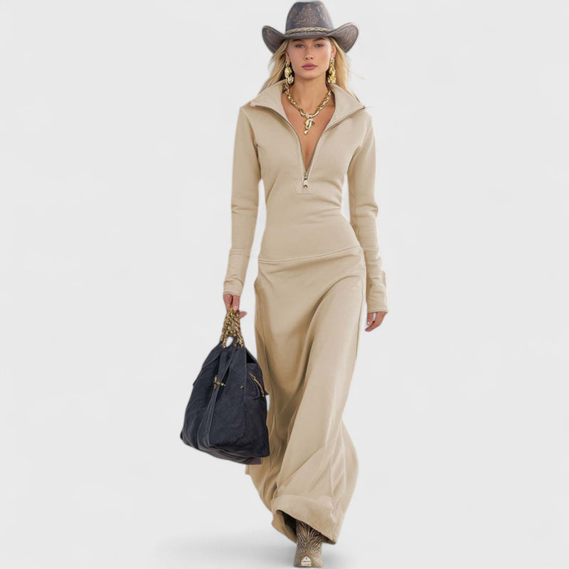 שמלת מקסי ספורטיבית אלגנטית של Eden