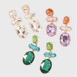 עגילי יהלום משובצים של רוני