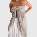 מכנסי הילה עם שרוך וכיסים