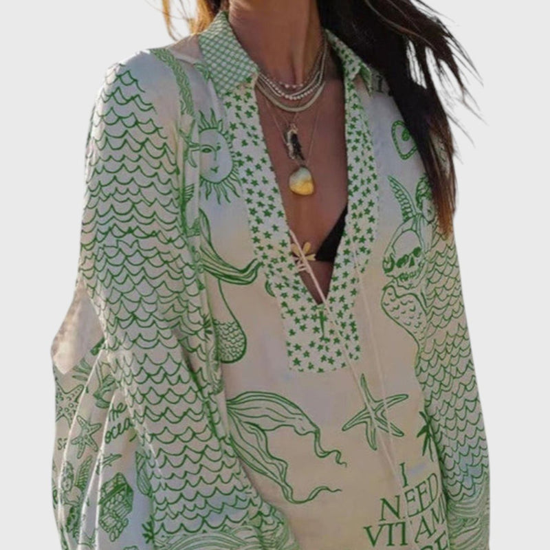 סט הדפס סאטן ורד