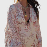 סט הדפס סאטן ורד