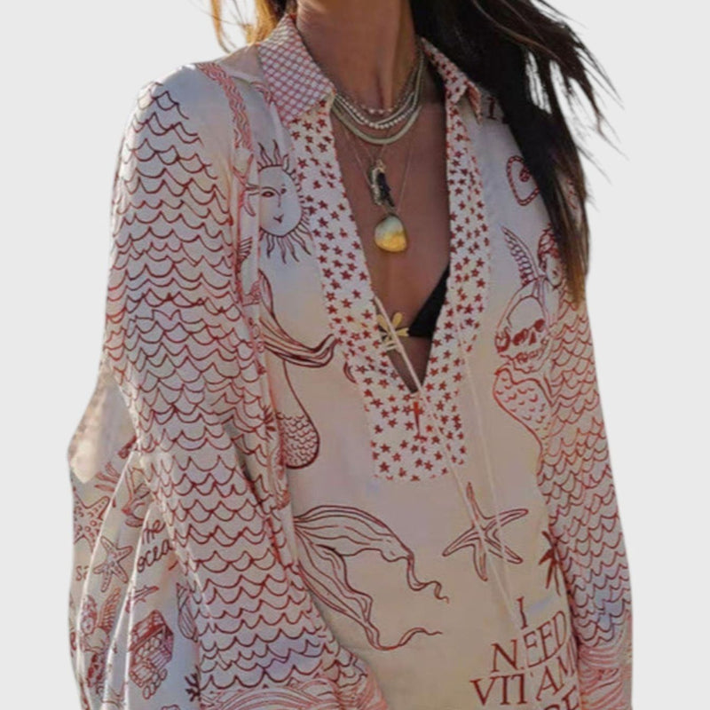 סט הדפס סאטן ורד