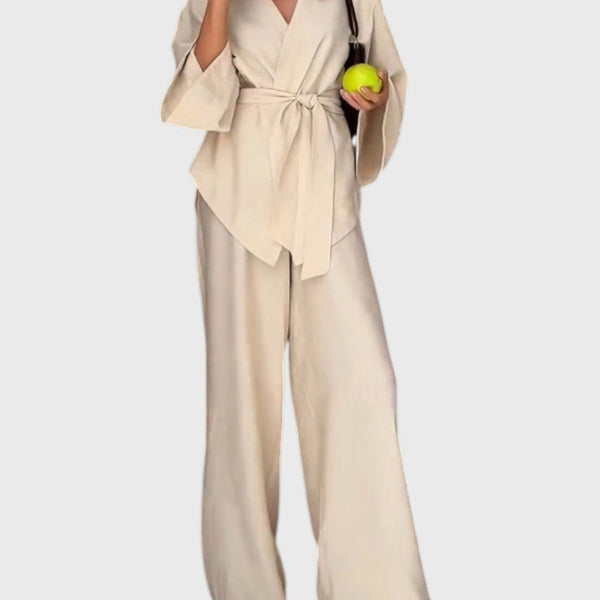 מכנסי רומי אלסטיים רחבים