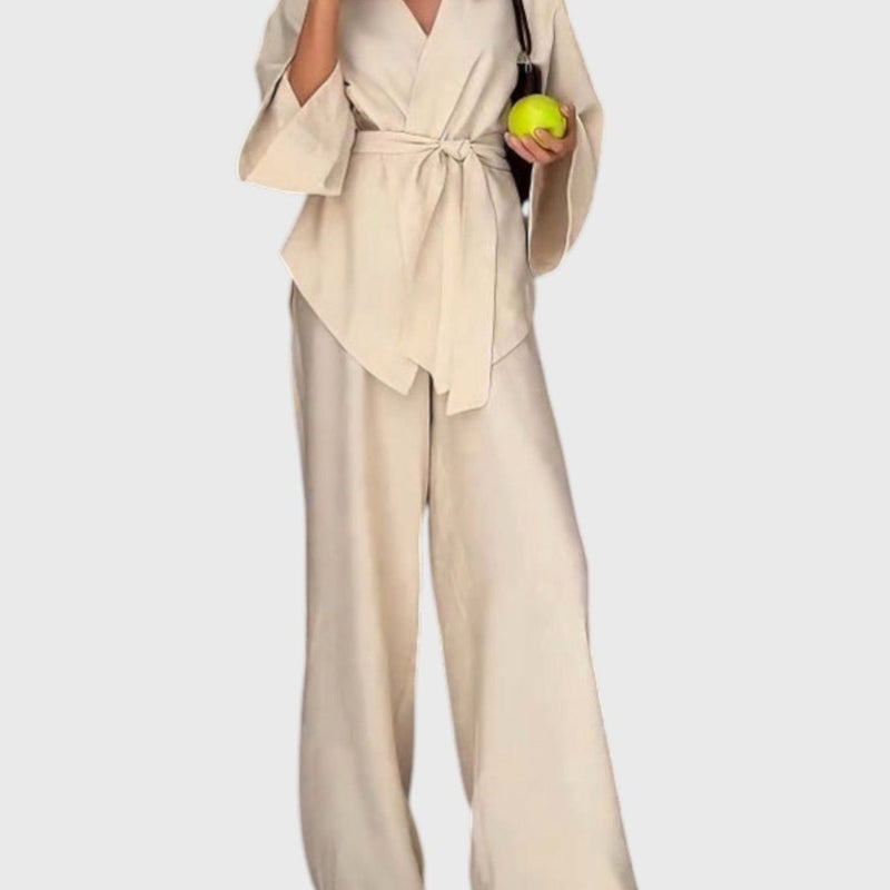 מכנסי רומי אלסטיים רחבים