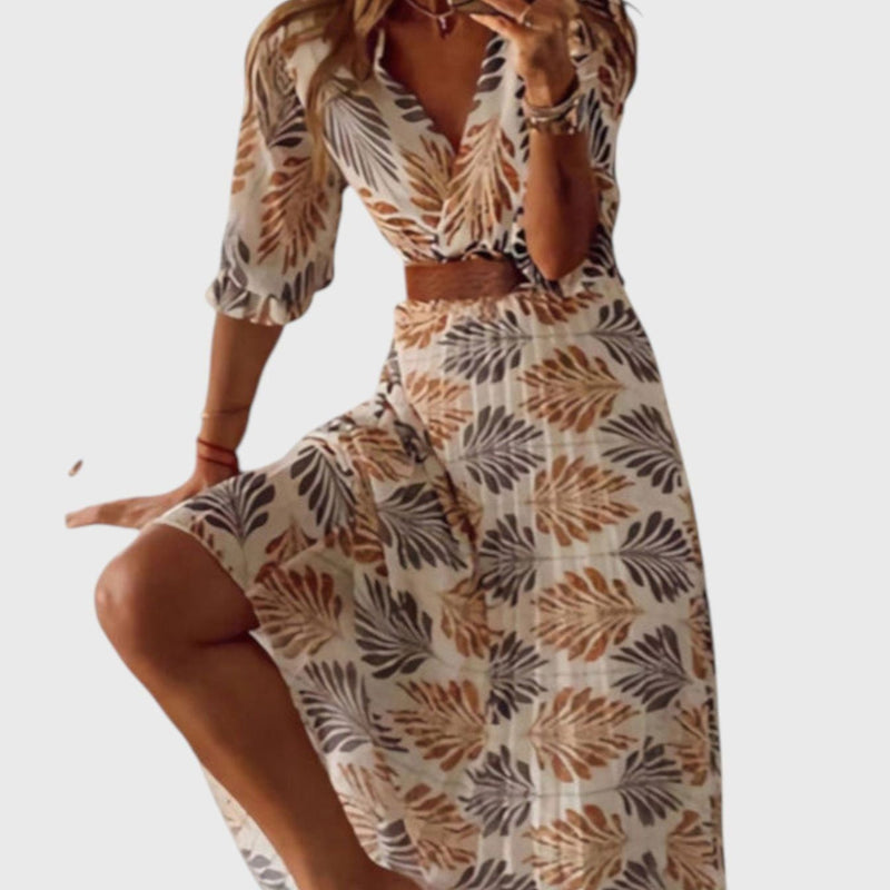 Yaara V-Neck Maxi Dress
