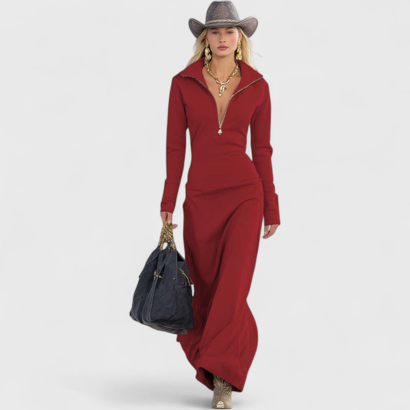 שמלת מקסי ספורטיבית אלגנטית של Eden