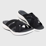 סנדלי קיץ אלסטיים קלועים של אביב