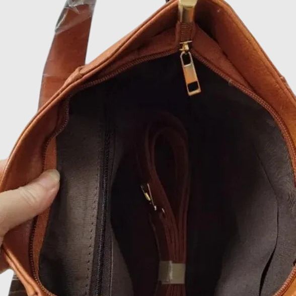 תיק עור וינטג' של יעל