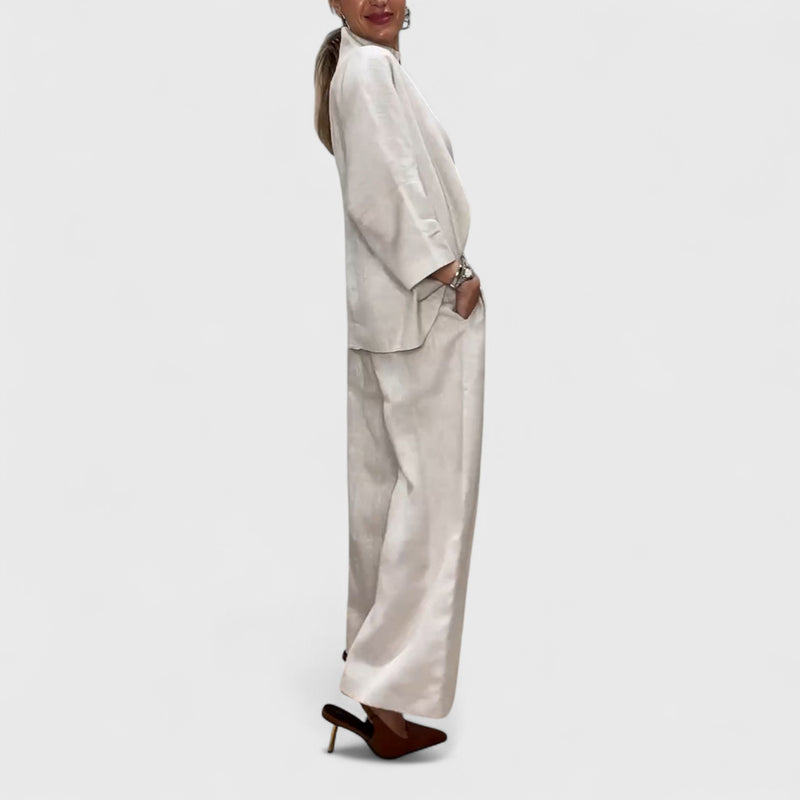 סט כותנה קז'ואל רבקה