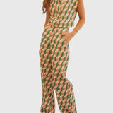 מכנסיים עם הדפס גיאומטרי של ליאת