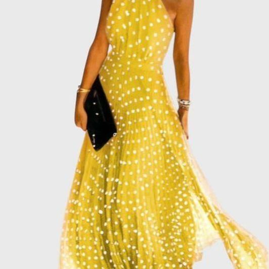 שמלת נופר נקודות