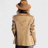 בלייזר קטיפה רטרו של טליה