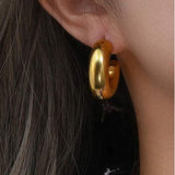 עגילי בוניטה מעוגלים