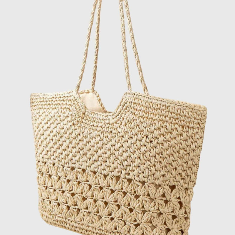 תיק קש ארוג של נאוה