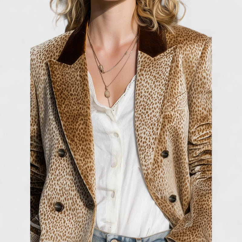 בלייזר קטיפה רטרו של טליה