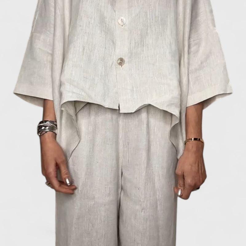 סט כותנה קז'ואל רבקה