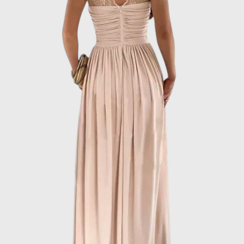 שמלת מקסי תחרה של מיכל