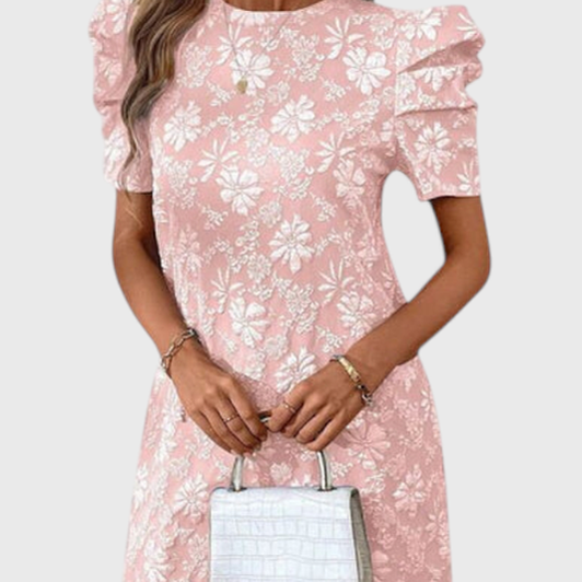 שמלת מידי פרחונית אלגנטית של מאיה