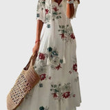 שמלת קיץ עם צווארון וי של דנה