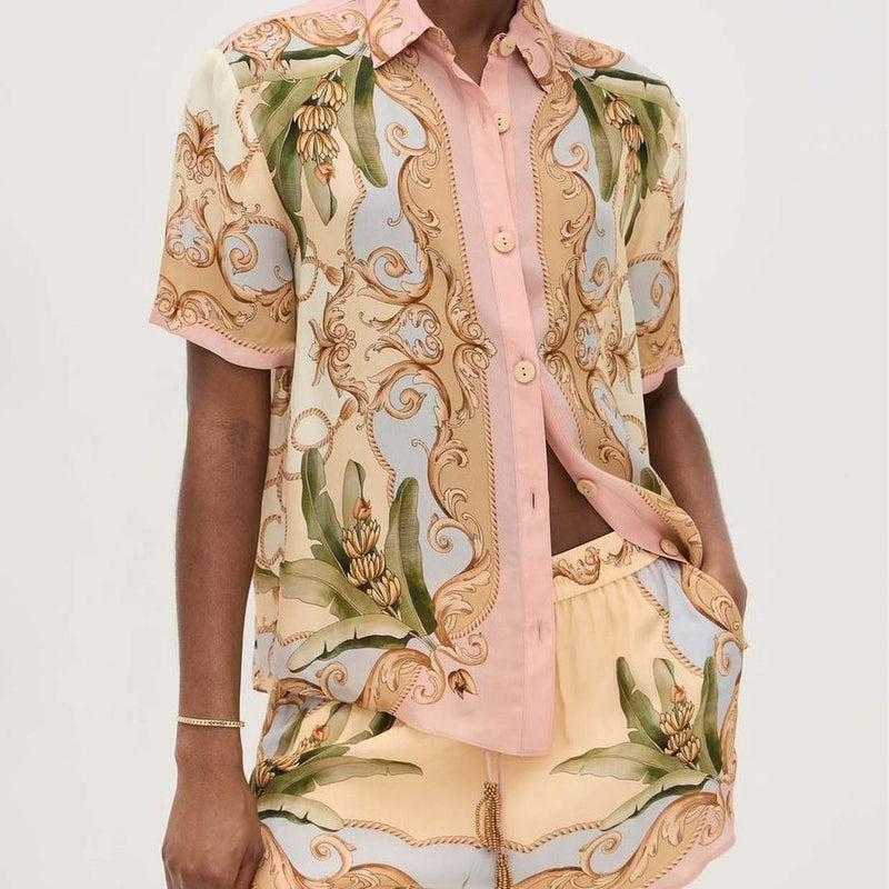 סט שני חלקים עם הדפס בוטני של Noa