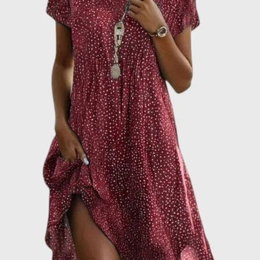 שמלת מידי קיץ נוחה טרנדית של Noa