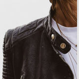 מעיל עור יארה