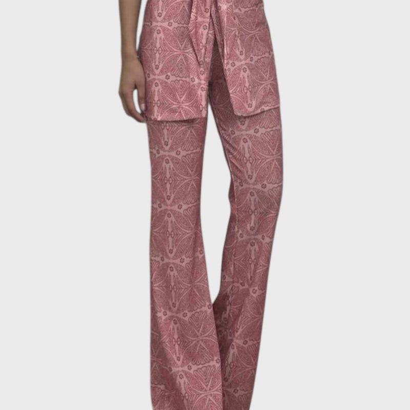 מכנסי התרחבות עם הדפס אתני של תמר