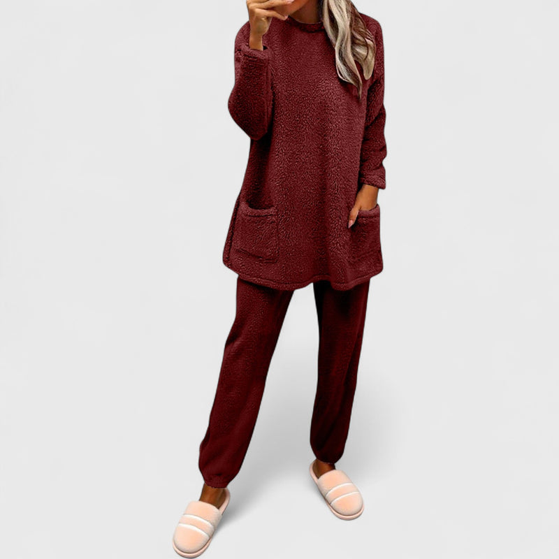 סט טרקלין פליז של Noa