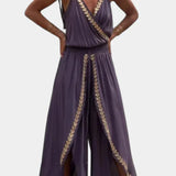 שמלת מפוצלת זהובה 