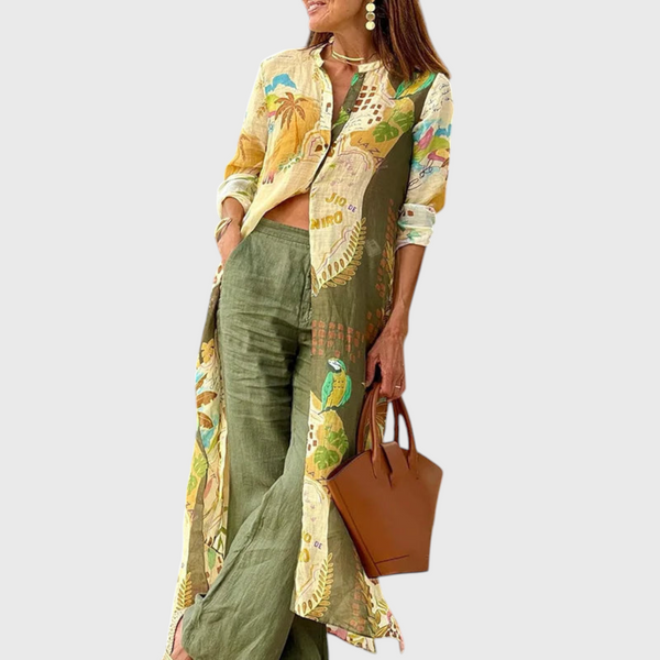 סט פשתן אביב 