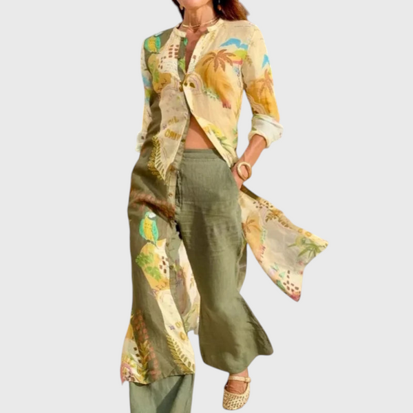 סט פשתן אביב 