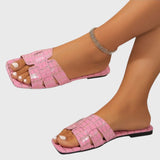 נעליים שטוחות של ורד תנין