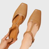 נעלי עור של מיכל 