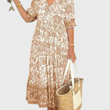 שמלת מידי פרחונית איירית של תמר