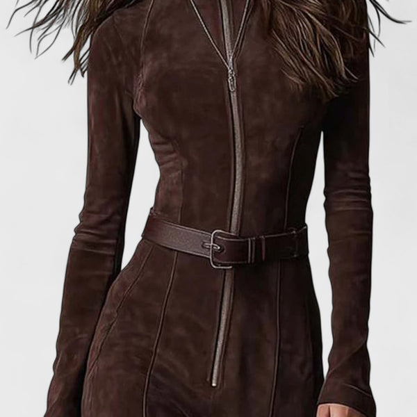 שמלת מקסי וינטג' עם חגורה של ליאור