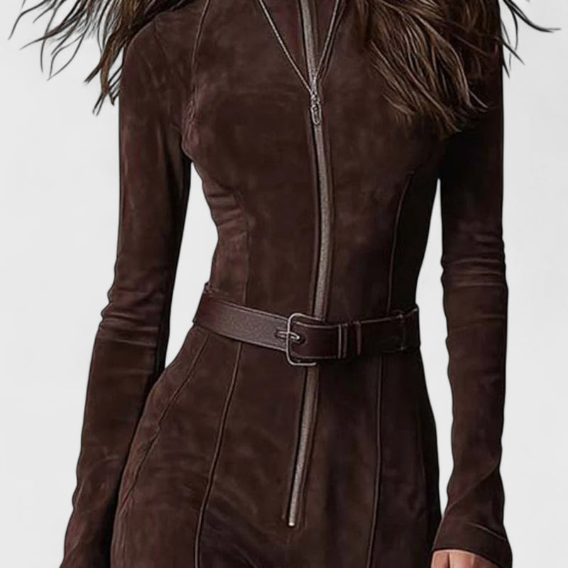 שמלת מקסי וינטג' עם חגורה של ליאור