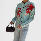 קרדיגן סרוג של Gal Octopus